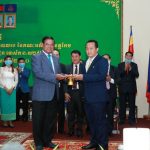 សម្តេចក្រឡាហោម ស ខេង អញ្ជើញជាអធិបតី ក្នុងពិធីប្រកាសចូលកាន់មុខតំណែងអភិបាលខេត្តកែប