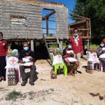 គ្រួសាររងគ្រោះដោយខ្យល់កន្រ្ទាក់របើកដំបូលចំនួនផ្ទះ៣គ្រួសារ ទទួលបានអំណោយមនុស្សធម៌ពីអនុសាខា...