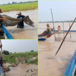 របាំងស្បៃមុង១៥កន្លែងដែលជនខិលខូចលួចដាក់ស្ទាក់ចាប់ត្រីខុសច្បាប់នៅក្នុងស្រុករលាប្អៀ...