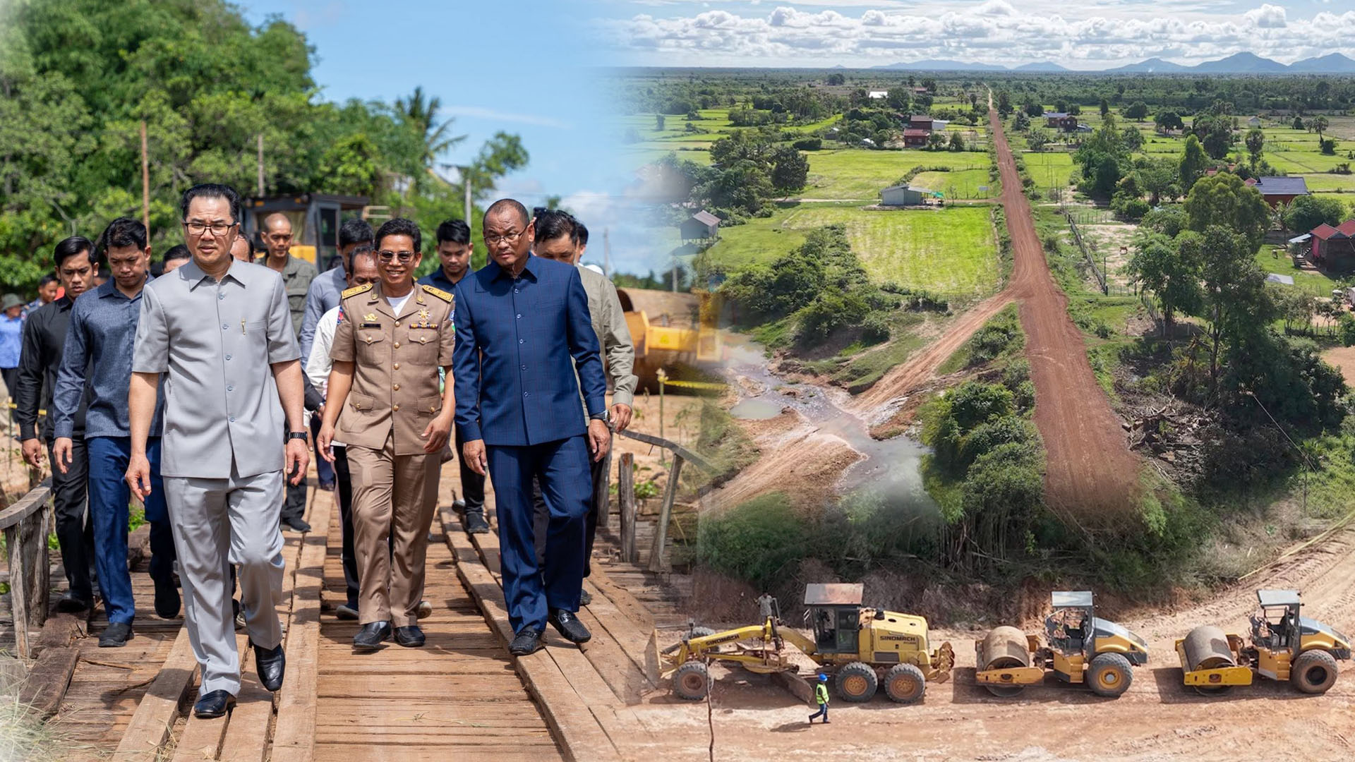 ផ្លូវក្រាលដីល្បាយក្រួស១ខ្សែប្រវែងជិត៦គីឡូម៉ែត្រស្ថិតក្នុងឃុំក្រាំស្គារ ស្រុកទឹកផុស ត្រូវបានបើកការដ្ឋានជួសជុល និងស្តារឡើងវិញ