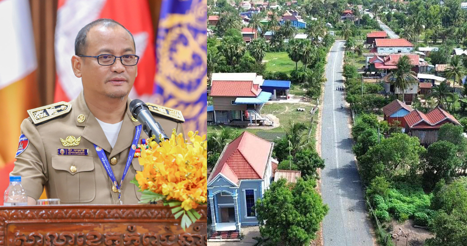 អភិបាលខេត្តកំពង់ឆ្នាំង ចងដៃផ្លូវបេតុង១ខ្សែប្រ វែង២ ០០០ ម៉ែត្រ ជូនដល់ប្រជាពលរដ្ឋ ឃុំច្រណូក ស្រុកកំពង់លែង
