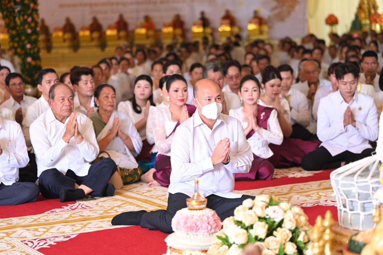 ឯកឧត្តម ហ៊ុន ម៉ានី អញ្ជើញជាអធិបតីក្នុងពិធីបញ្ចុះបឋមសិលាសាងសង់មណ្ឌលអង្គការអប់រំផ្លូវចិត្តតាមវិប្បសនាញាណ នៅខេត្តកំពង់ឆ្នាំង