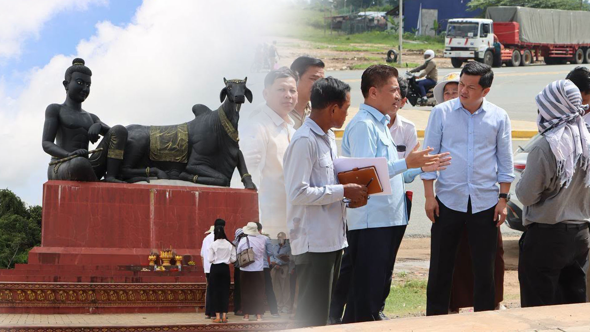 ក្រុមមន្ត្រីជំនាញ ចុះសិក្សារៀបចំកែលម្អរូបសំណាកព្រះគោព្រះកែវ ឡើងវិញ
